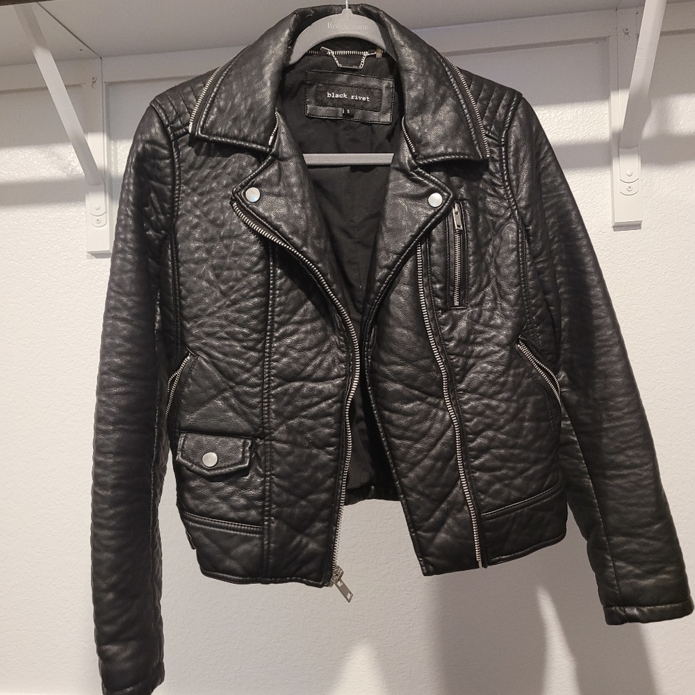 Black Leather Jacket.